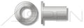 (1000pcs) 3/8-16-.200 Rivets Blind Threaded Inserts Aluminum Large Flange Regular