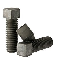 Set Screws Square Head - Alloy Steel - Case Hardened 1/4'-20 x 1/2' - Thermal Black Oxide (Quantity: 6000) - Grub-Blind-Allen-Headless Screw