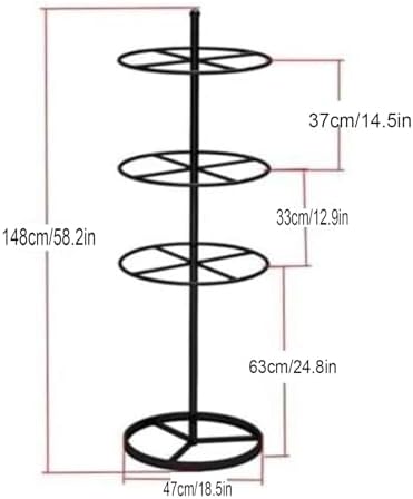 Commercial 3-Tier Freestanding Round Display Rack for Apparel - Versatile Merchandising Fixture for Bras, Shorts, Socks - Stylish White Retail Stand