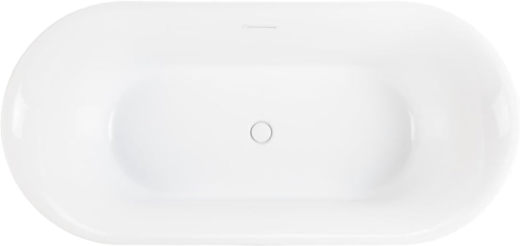 Signature Hardware 449036 Halliford 66' Acrylic Soaking Freestanding Tub