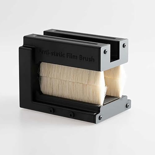 Anti-Static Film Cleaning Kit,Dual Row Soft Bristle Static Eliminations Tool,Scratch-Free Cleaning,for 135/120/4x5 Negatives