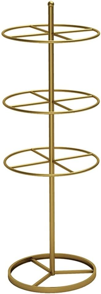 Clothing Store Rotating Underwear Display Rack, 3 Tier Metal Bra Rack Shorts Socks Freestanding Garment Rack Hanger, Floor-Standing Clothes Organizer for Retail Store Boutique