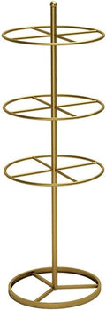 Clothing Store Rotating Underwear Display Rack, 3 Tier Metal Bra Rack Shorts Socks Freestanding Garment Rack Hanger, Floor-Standing Clothes Organizer for Retail Store Boutique