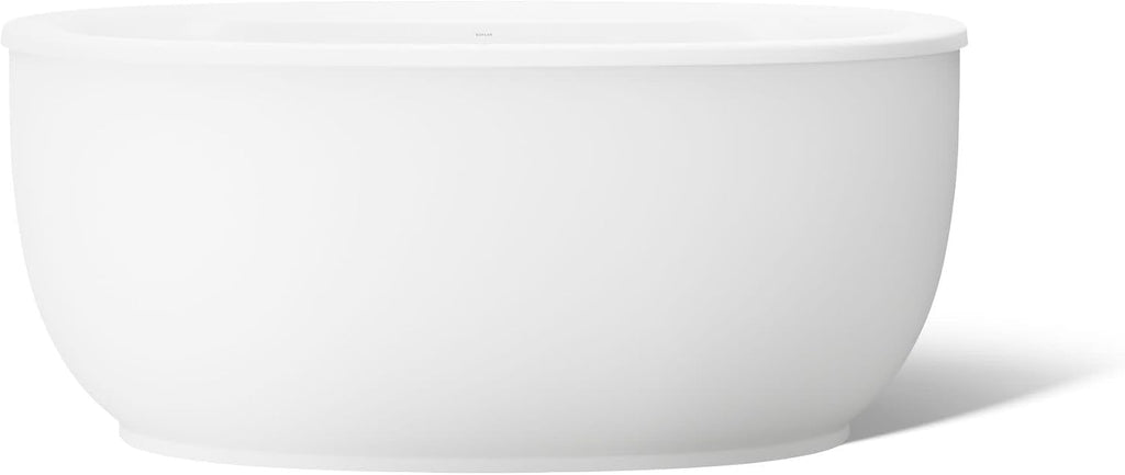 Kohler 24002-0 Sunstruck® 60' x 34' freestanding bath with fluted shroud, White