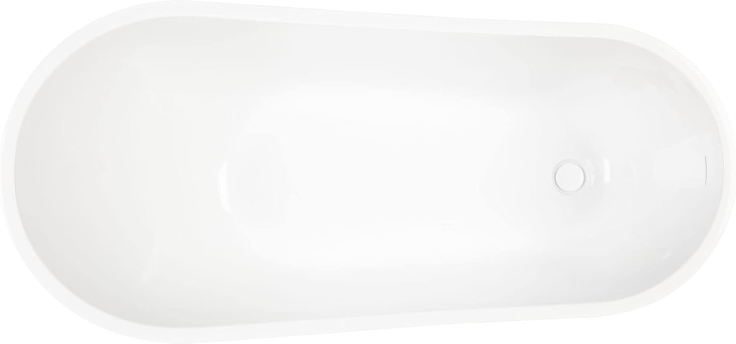Signature Hardware 483534 Sheba 59' Free Standing Acrylic Oval Tub