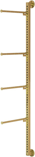 Freestanding Clothing Store Underwear Display Rack, Boutique Retail Commercial Shelves, Multifunctional Slippers Sock Lingerie Swimwear Shorts Access(Gold-26.5x120CM