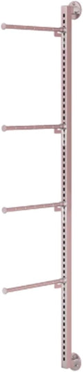 Retail Organizer Clothing Store Shelf, Commercial Lingerie Garment Rack, Metal, Underwear Sock Display Stand, for Bras, Shorts, Hats, Wall-Mounted 120cm/47.2in(Silver)