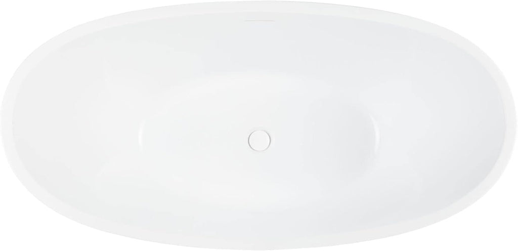 Signature Hardware 483529 Treece 61' Free Standing Acrylic Oval Tub