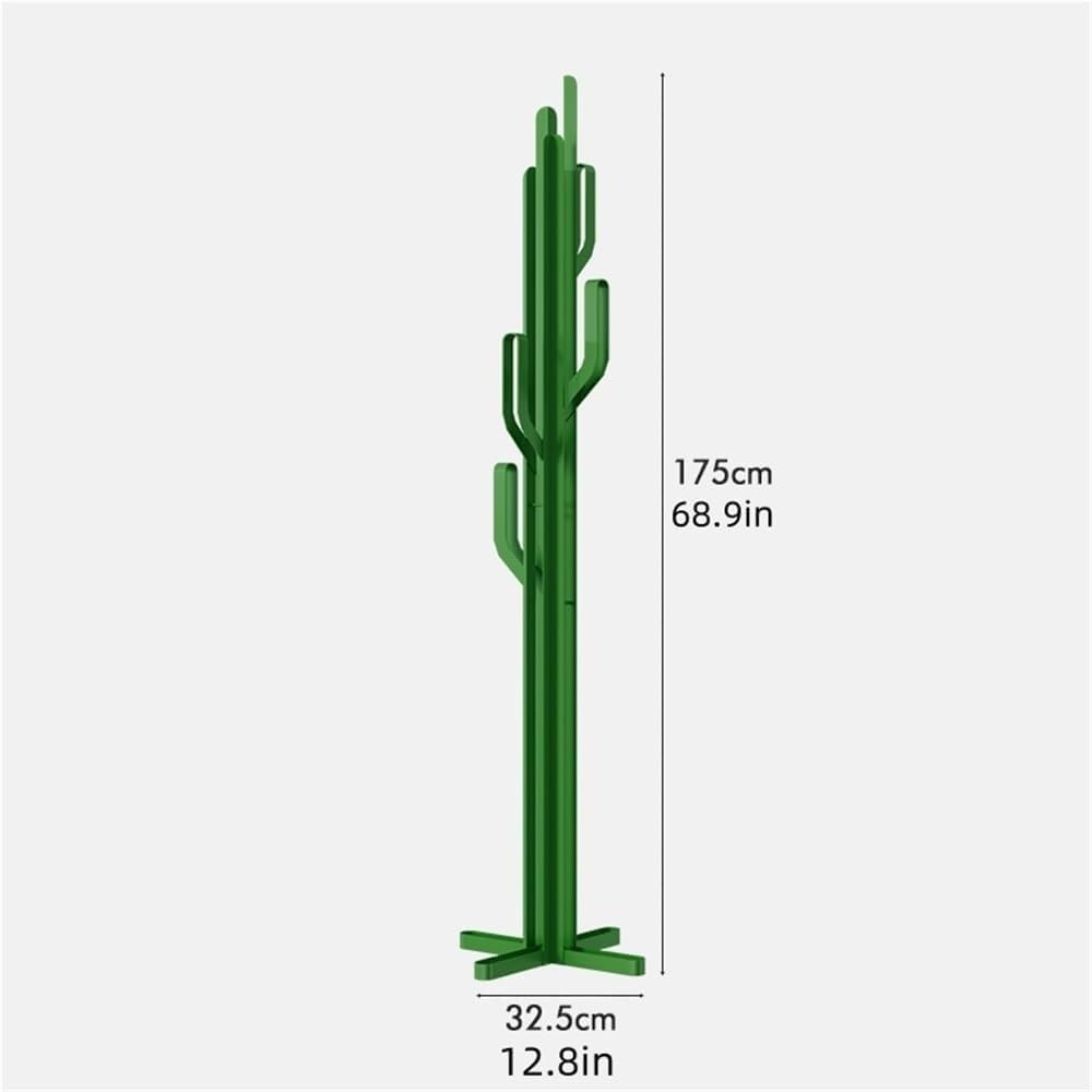 Creative Coat Rack Freestanding Tree-Shaped Clothing Rack Garment Racks for Entrance Living Room Small Space Solid Construction(White)