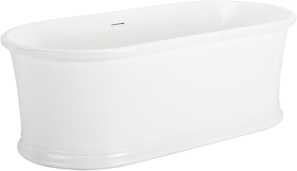 Signature Hardware 449036 Halliford 66' Acrylic Soaking Freestanding Tub