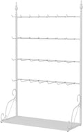 Underwear Display Stands,Metals Lingerie Stand Shelves,Freestanding Clothing Store Boutiques Retail Lingerie Garment Rack,for Panties Socks Bra Shorts(White,100 X 40 X 155cm)