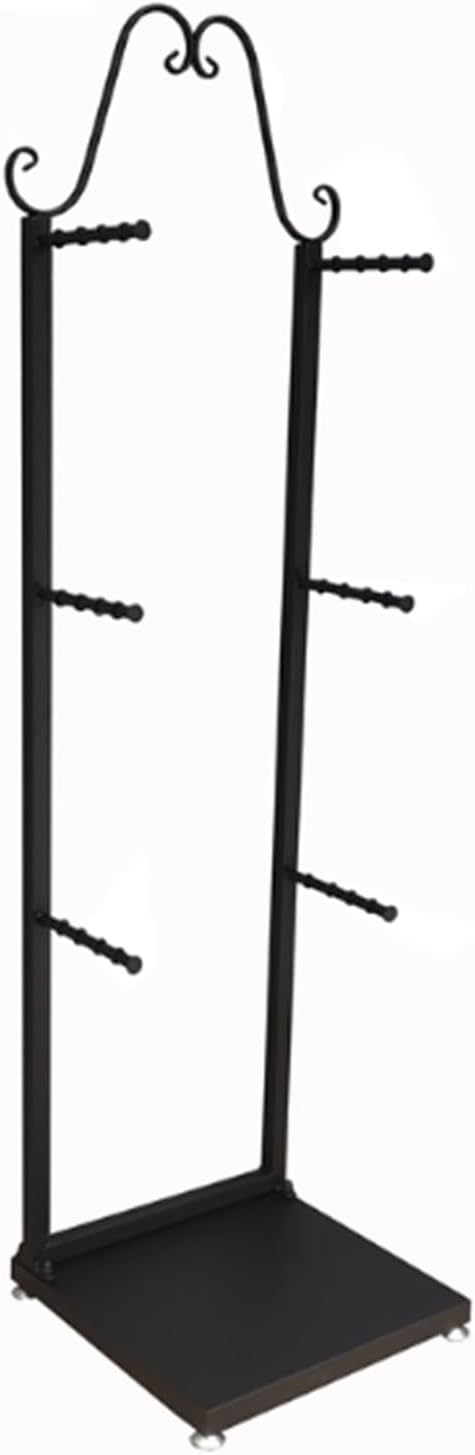 Multifunctional Underwear Display Stand, Metals, Clothing Lingerie Garment Rack, Commercial Retail Shelves, Freestanding, for Socks Bra Panties Scarves, 59in