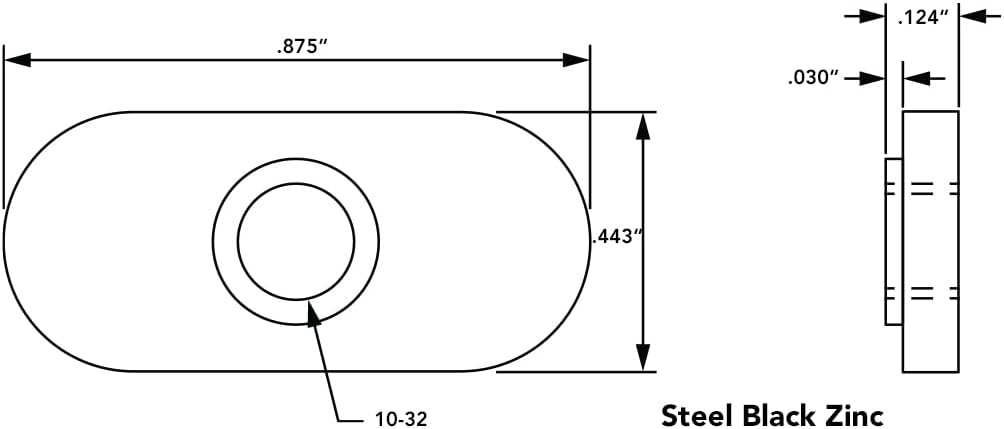 8020, 3276, 10 Series Steel 10-32 Centered Slide in Economy T-Nuts Hardware Nuts for 10 Series Aluminum Extrusions (500 Pack)