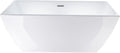 Vanity Art 67' X 32' Acrylic Freestanding Bathtub | Home Improvement Bathtubs with Contemporary Design for Soaking and Bathing, Overflow and Pop-up Drain with UPC Certified, VA6821-L