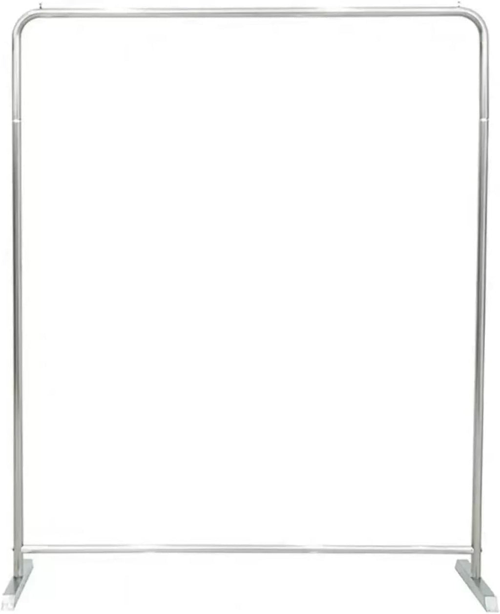 Generic Garment rack Modern Silver Stainless Steel Clothes Rail For Bedrooms And Boutiques, Commercial Grade Heavy Duty Clothing Rack For Hanging Clothes Freestanding Metal Coat Rack(Size:120X40X160