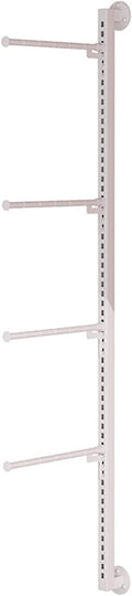 Freestanding Clothing Store Underwear Display Rack, Boutique Retail Commercial Shelves, Multifunctional Slippers Sock Lingerie Swimwear Shorts Access(White-26.5x120CM