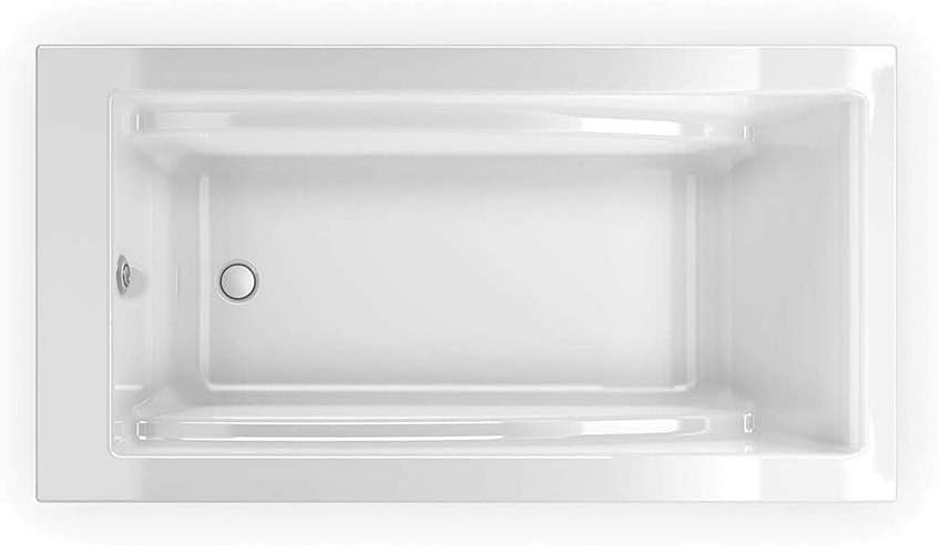MAAX 105571-000-001 Optik Acrylic Bathtub, 60-in L x 32-in W x 23-in H, White