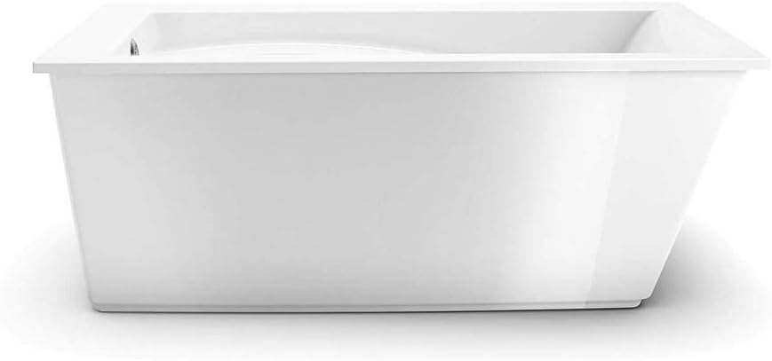 MAAX 105571-000-001 Optik Acrylic Bathtub, 60-in L x 32-in W x 23-in H, White