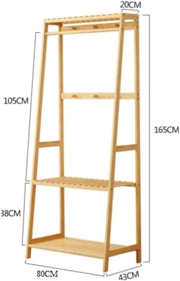 VVABRA Coat Stand Coat Rack Coat Stands Heavy Duty Adjustable Clothing Rail Garment Clothes Rack Collapsible with Hooks for Shoes Hats Scarves Coat Holder