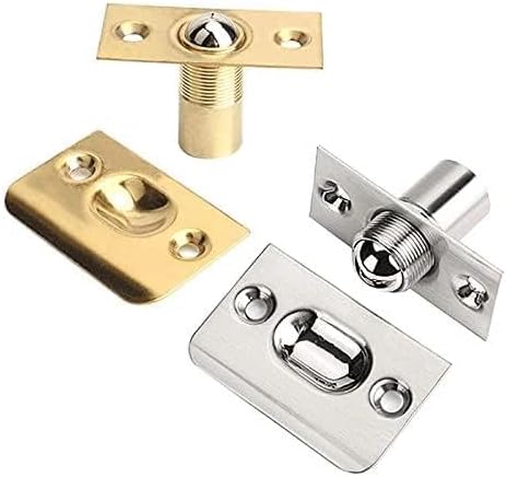 Adjustable Invisible Wooden Cabinet Door Top Beads Lock Closet Ball Catch Latch Catcher Stainless Steel Door Beads Lock(D)