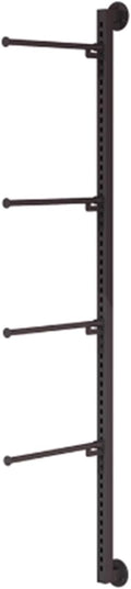 Wall-Mounted Lingerie Garment Rack, Metals, Underwear Display Stand, Commercial Shelves Clothes Rod, for Lingerie Socks Bra Panties Scarves, 120cm/47.2in(Black)