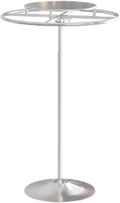 Heavy Duty Round Garment Rack, Metal, 360° Rotating, Freestanding Hanging Clothing Display Stand, for Commercial, Bedrooms, Living Rooms, 135cm/53in(Silver,60 * 135cm)
