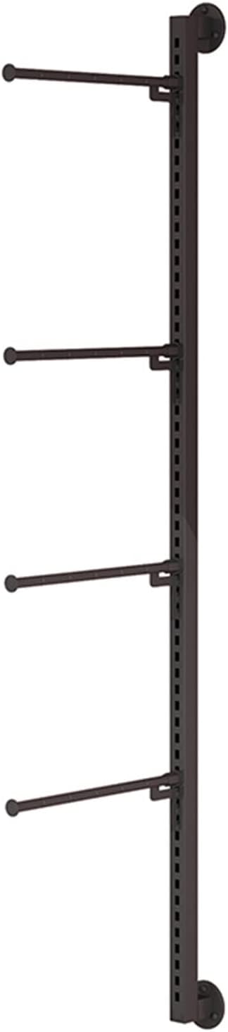 Freestanding Clothing Store Underwear Display Rack, Boutique Retail Commercial Shelves, Multifunctional Slippers Sock Lingerie Swimwear Shorts Access(Black-26.5x120CM