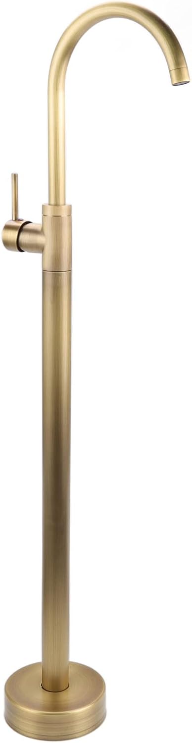 Freestanding Bathtub Faucet, Resist Shower Faucet for Column Type Basin Stainless Steel (Antique)