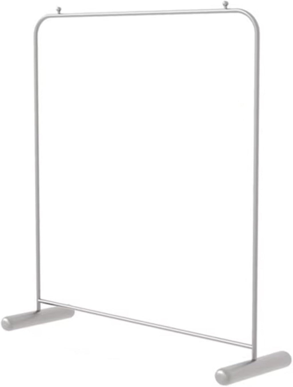 Heavy duty Garment rack Clothing Store Display Rack, Single Rod Clothing Rack For Hanging Clothes, Heavy Duty Metal Clothes Rail, Freestanding Coat Rack For Bedroom And Living Room, Silver ( 100X40X1