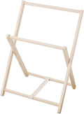 SHINEOFI Wood Coat Stand Clothes Storage Rack Freestanding Solid Wood Garment Rack for Bedroom Entryway with Multi-hook Design