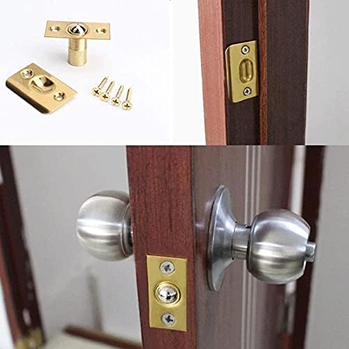 Adjustable Invisible Wooden Cabinet Door Top Beads Lock Closet Ball Catch Latch Catcher Stainless Steel Door Beads Lock(D)