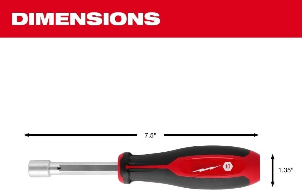 7PC 48-22-2548 for Milwaukee Magnetic Nut Driver Set - Metric