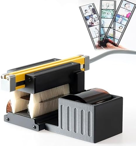 Anti-Static Film Cleaning Kit,Dual Row Soft Bristle Static Eliminations Tool,Scratch-Free Cleaning,for 135/120/4x5 Negatives