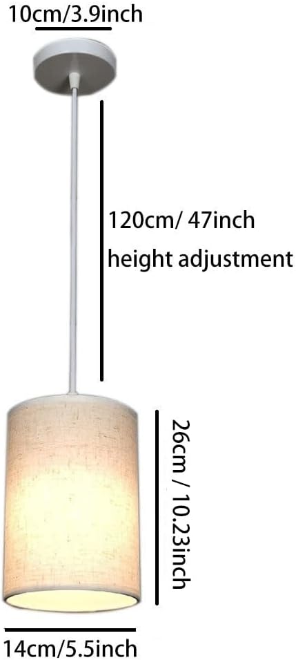 Wireless Pendant Light Set of 3,Battery Operated Hanging Light with Remote,Non Hardwired Pendant Lighting Fixture Fabric Ceiling Hanging Lamp Dimmer Chandelier for Kitchen Island Living Room Bedroom