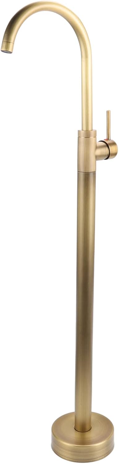 Freestanding Bathtub Faucet, Resist Shower Faucet for Column Type Basin Stainless Steel (Antique)
