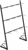 Lingerie Garment Rack, Metal, Underwear Sock Display Stand with Hooks, Retail Display Clothes Rod, for Bras, Shorts, Socks, Hats, 60/80/100/120cm(Black,100 * 35 * 130cm)