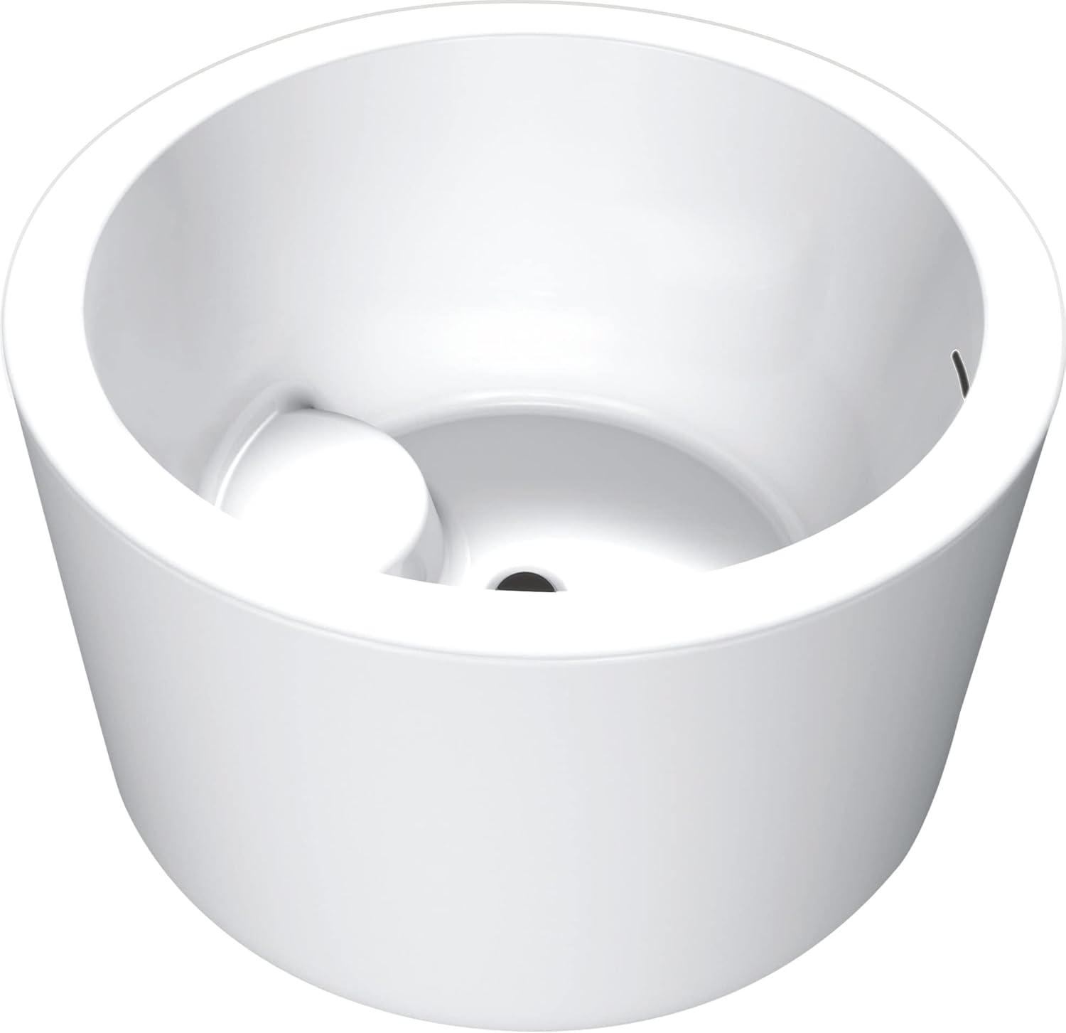 HEATGENE 41' Acrylic Freestanding Bathtub Contemporary Soaking Tub Easy to Install UPC Certified Black Drain & Overflow Assembly Included