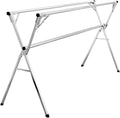 Clothes Drying Rack, Stainless Steel Laundry Dry Racks, Laundry Drying Rack Collapsible, Foldable Adjustable Garment Rack with Windproof Hooks, for Indoor Outdoors (2.4m)