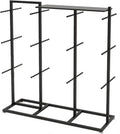 Clothes Rail Garment Rack Clothing Store Underwear Display Rack, Metal Floor Stand Bra Shorts Socks Organizer Commercial Double Sided Shelves With Top Shelves Accessories Retail Display ( Color : Blac