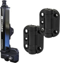 Safetech Hardware 10-Inch Push Lock Magnetic Top Pull Pool Gate Latch & Topkllik Gate Hinges Bundle