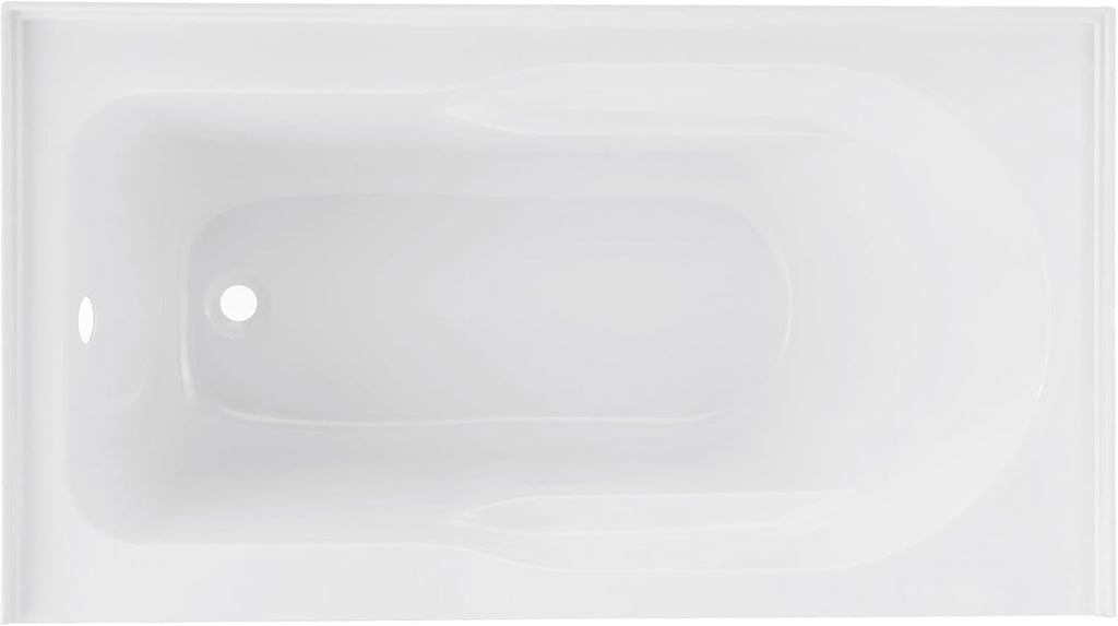 Ivy 48'' x 32' Bathtub with Apron Left Hand Drain in White