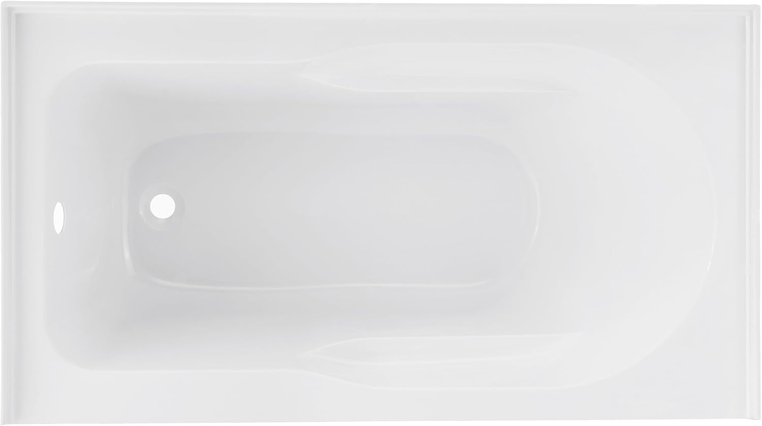 Ivy 48'' x 32' Bathtub with Apron Left Hand Drain in White