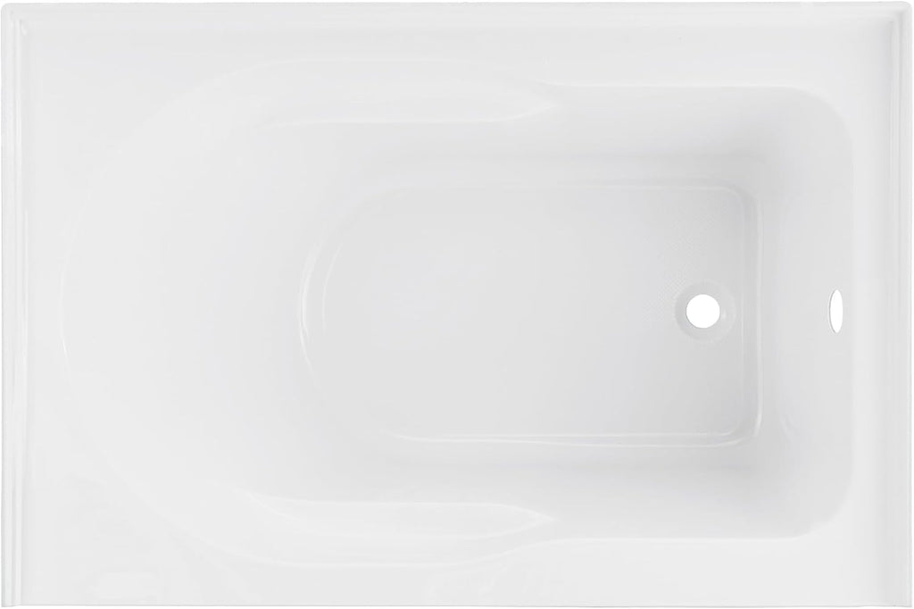 Swiss Madison Ivy 54'' x 30' Bathtub with Apron Right Hand Drain in White