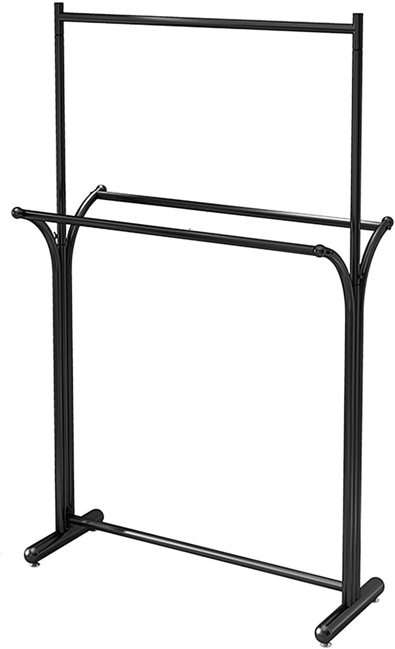 Clothing Rack, Modern Clothes Rack for Hanging Clothes, Heavy-duty Coat Racks Freestanding Garment Rack for Boutiques, Retail Display Racks for Retail(Black,100cm)