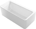 KOHLER Unwind 67-in X 32-in Seamless Back-to-wall Freestanding Bath