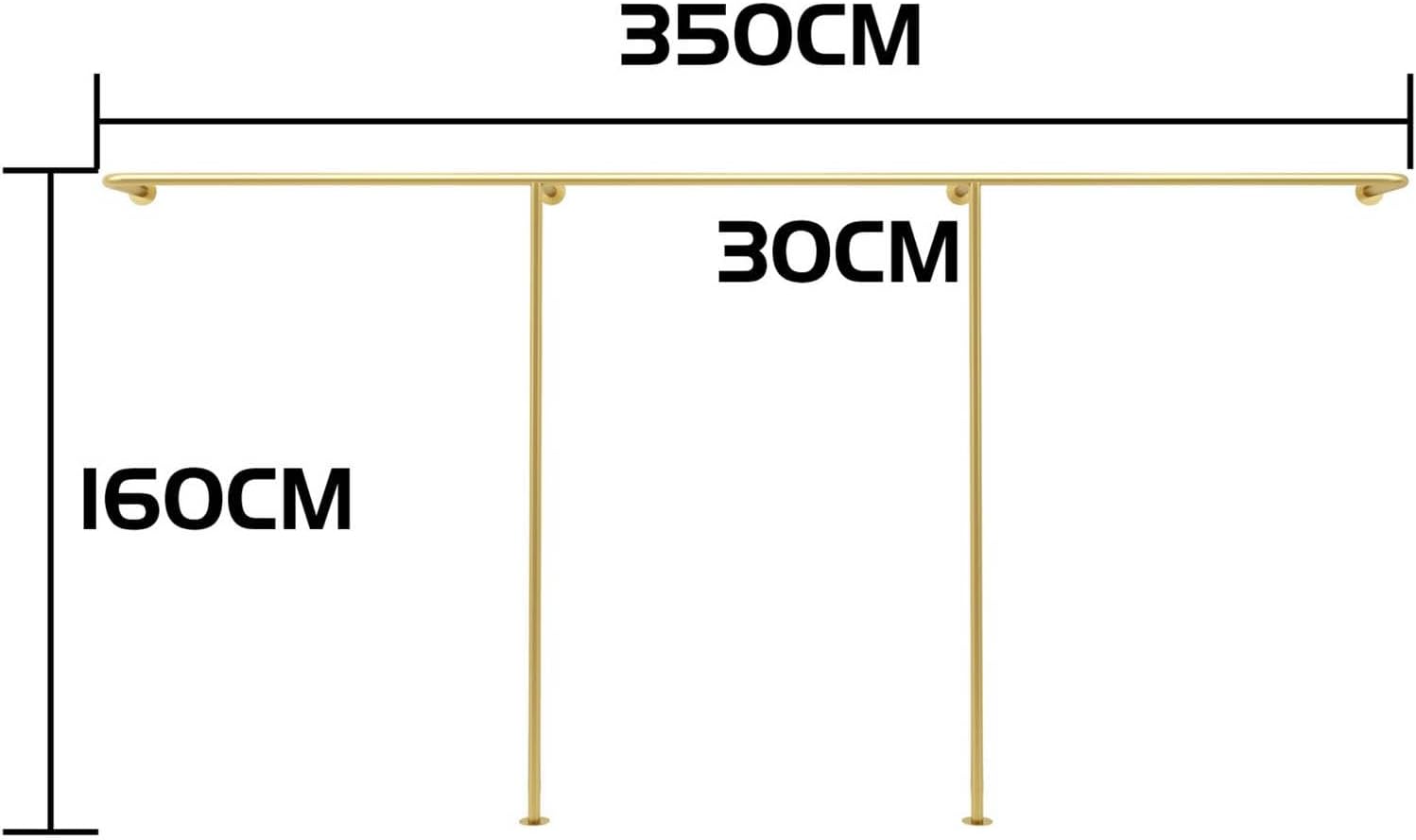 Wall Mounted Industrial Pipe Clothing Rack，home Retail Boutique Clothing Display Stand, Commercial Coat Rack Metal Bedroom Clothing Rod Garment Rack，clothing Hanging Rod for Closet Storage