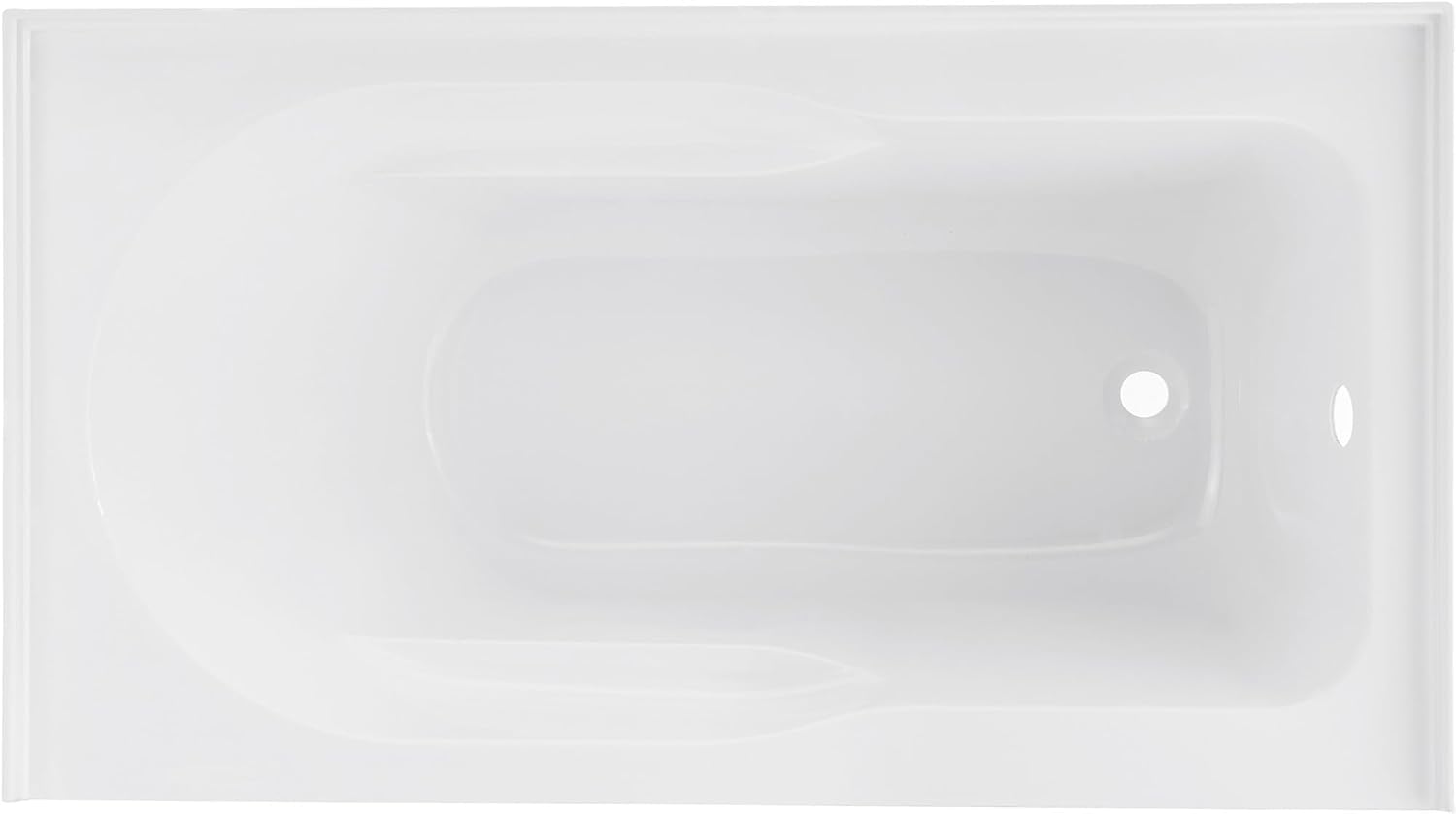 Ivy 48'' x 32' Bathtub with Apron Right Hand Drain in White