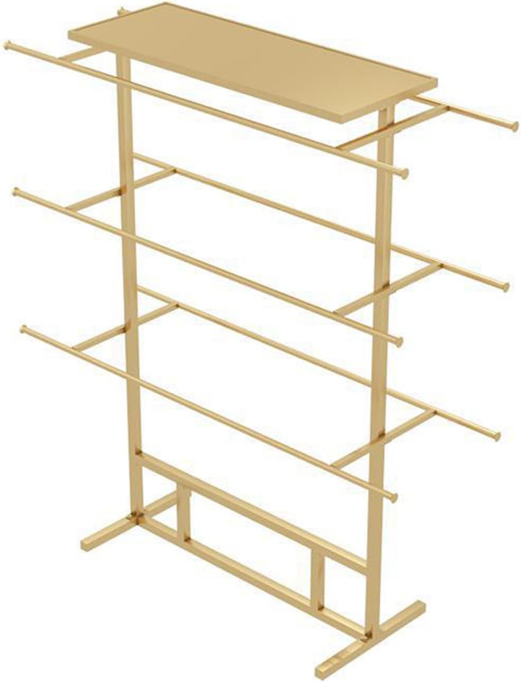 Heavy Duty Garment Rack Underwear Display Rack Organizer, Free Standing Metal Clothes Rack Storage Clothing Rack for Hanging Clothes, for Bag Skirts Socks Underwear Br