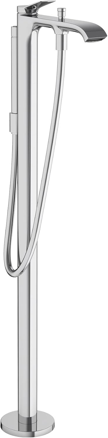 hansgrohe Vivenis 1-Handle 39-inch Tall Freestanding Bathtub Faucet with Handshower in Chrome, 75445001