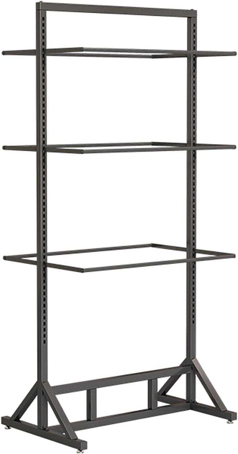 Floor-Standing Underwear Rack, Garment Display Stand, Lingerie Bra Shorts Swimsuit Sock Scarf, Commercial Shelves, Clothing Store Scarf Storage Organizer Rack(Black)